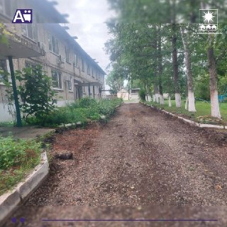 Кневичи: Асфальтирование двора в рамках проекта ТОС началось