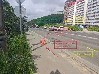 Электросамокатчик сбил мать с ребенком на тротуаре в Снеговой Пади