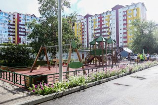 В Находке завершено благоустройство дворов на двух улицах