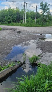 Вода на перекрестке Школьной и Вокзальной: просьба к администрации