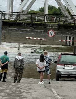 Водитель Нивы утонул, пытаясь перейти реку в Спасске